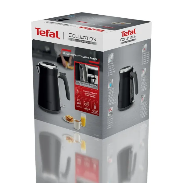 Чайник Tefal KI6668E0 Чёрный Нержавеющая сталь 2400 W 1,7 L