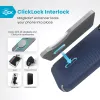 Speck Presidio2 Grip ClickLock & MagSafe - iPhone 16 Case (Coastal Blue / Dust Gray / White)