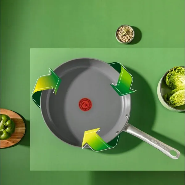 Panna Tefal C4240443 Sudrabains Keramiska Ø 24 cm