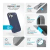 Speck Presidio2 Grip ClickLock & MagSafe - iPhone 16 Case (Coastal Blue / Dust Gray / White)