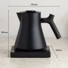 Vedenkeitin Fellow Musta Ruostumaton teräs Muovinen 1200 W 900 ml