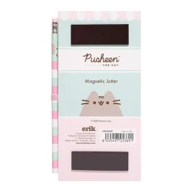 Pusheen - Magnetic notebook / shopping list for the fridge + pencil (10 x 21 cm)