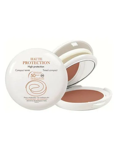 Sun Protection with Colour Avene Golden Spf 50 Compact (9,5 g)