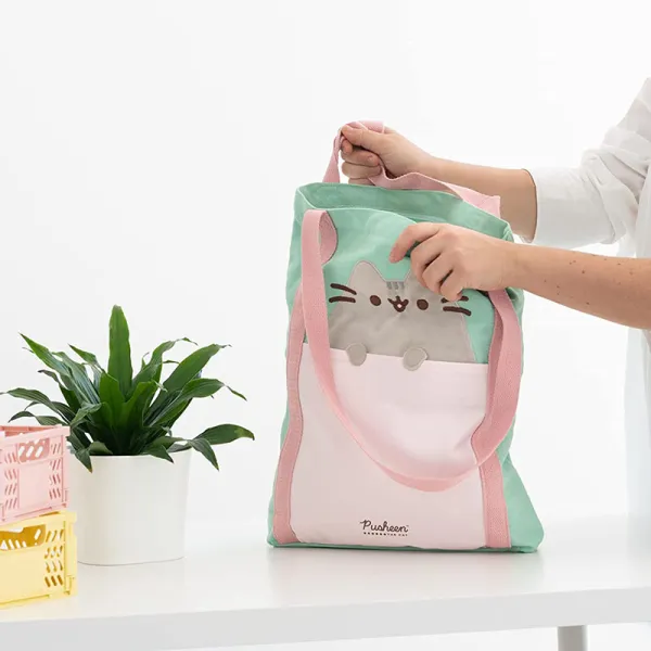 Pusheen - Fabric shopping bag 35x40 cm