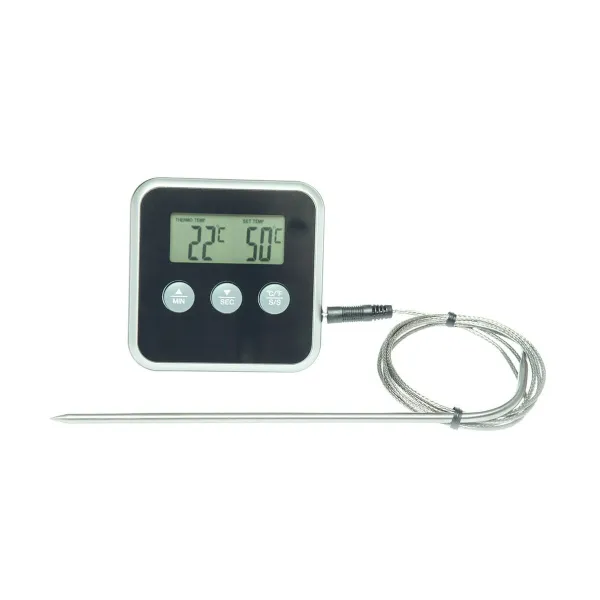 Mėsos termometras Electrolux E4KTD001 Silikoninis Nerūdijantis plienas 8 x 8 x 32 cm