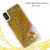 Zizo Liquid Glitter Star Case for iPhone X (Butterflies)