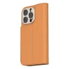 Moshi Overture MagSafe - 3-in-1 Leather Flip Case for iPhone 16 Pro (Caramel Brown)
