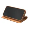 Moshi Overture MagSafe - 3-in-1 Leather Flip Case for iPhone 16 Pro (Caramel Brown)