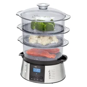Пароварка Clatronic DG 3547 inox Чёрный Прозрачный 800 W