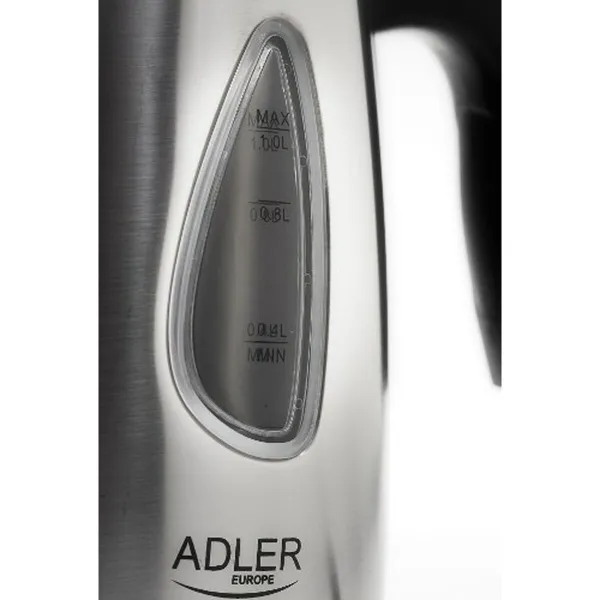 Vedenkeitin Adler AD 1203 Hopeinen Ruostumaton teräs 1630 W 1 L