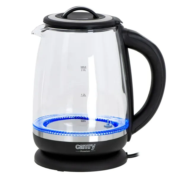Чайник Adler CR 1290 Чёрный Cтекло 2200 W 2 L