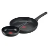 Set of Frying Pans Tefal G26890 Black Aluminium (2 Units)
