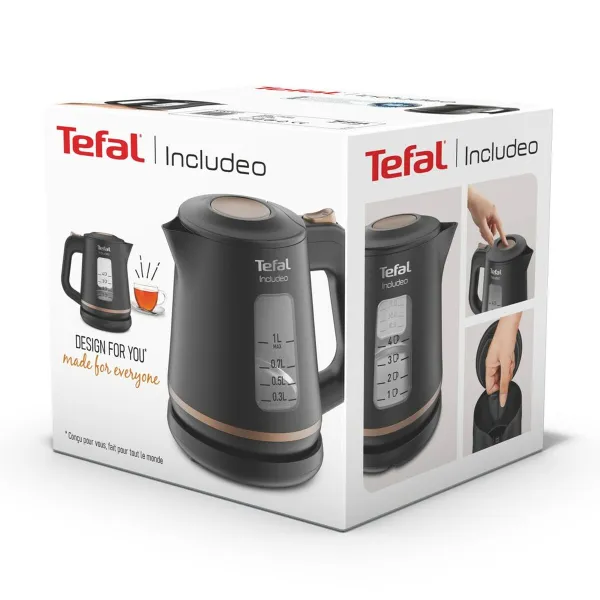 Чайник Tefal KI5338 Чёрный Пластик 2400 W 1 L