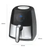 Airfryer Proficook PC-FR 1147 H Musta 1500 W 2,5 L
