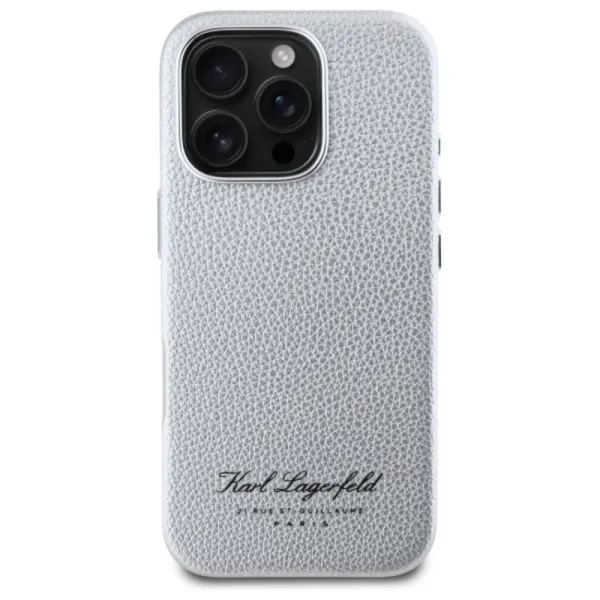 Karl Lagerfeld Hotel RSG - Case for iPhone 16 Pro Max (gray)