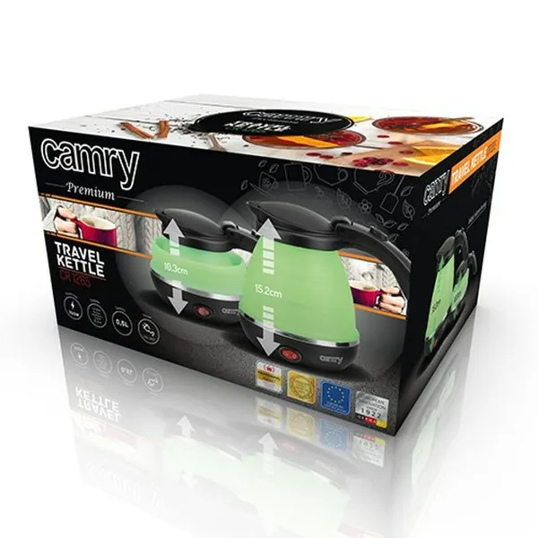 Vedenkeitin Adler CR 1265 Musta Vihreä Muovinen 750 W 500 ml