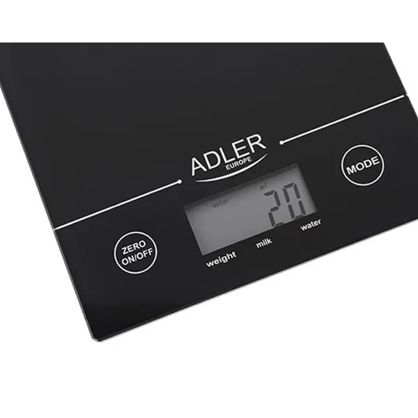 Keittiövaaka Adler AD 3138 czarna Musta 5 kg