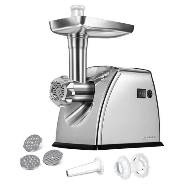 Мясорубка Mpm MMM-07M Серебристый Нержавеющая сталь 1800 W
