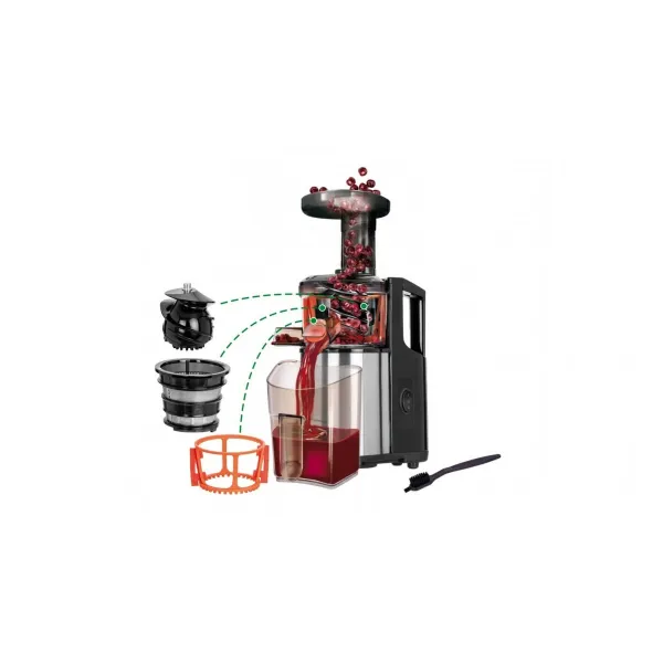 Электрическая соковыжималка Mpm MSO-12M                         Чёрный 150 W 1 L