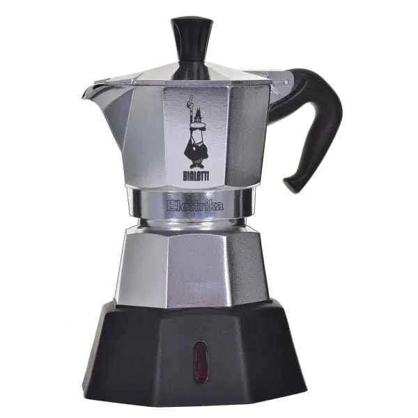 Итальянская Kофеварка Bialetti 2778/MR Чёрный Алюминий 90 ml 2 Чашки