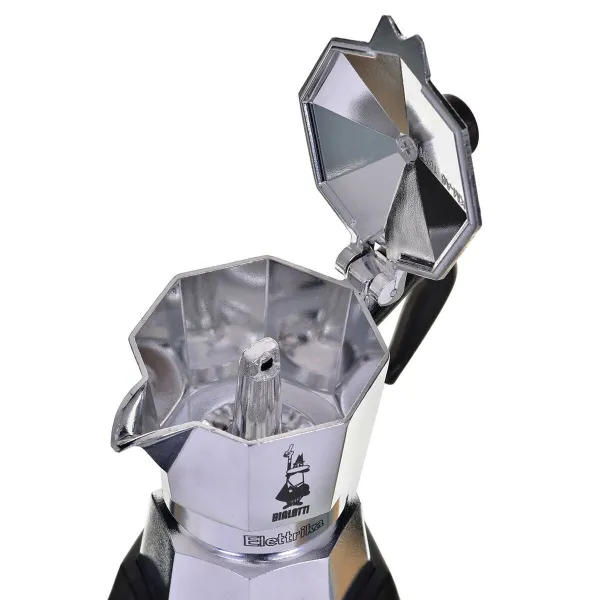 Итальянская Kофеварка Bialetti 2778/MR Чёрный Алюминий 90 ml 2 Чашки