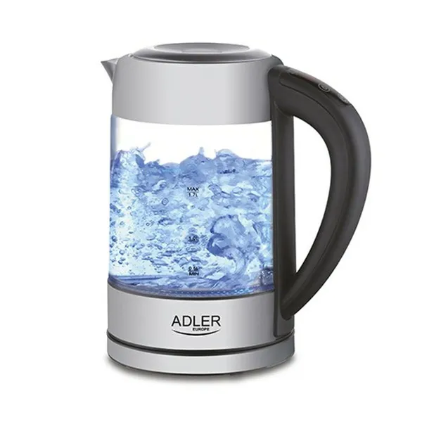Tējkanna Adler AD 1247 Tērauda Pelēks Stikls 2200 W 1,7 L