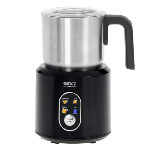 Maidon vaahdotin Adler CR 4498 1000 W 500 W Musta Hopeinen 350 ml