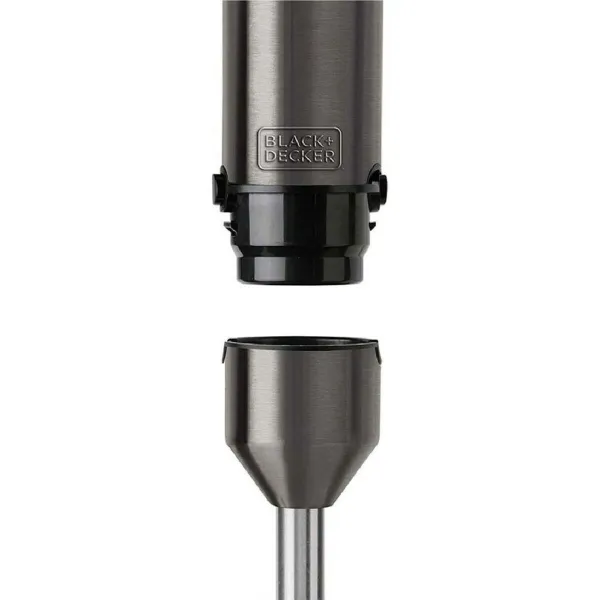 Многофункциональный Ручной Миксер с Аксессуарами Black & Decker ES9160140B Чёрный Серый Серебристый 1200 W
