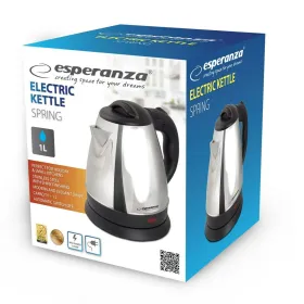 Vedenkeitin Esperanza EKK116X Ruostumaton teräs Muovinen 1350 W 1 L