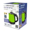 Vedenkeitin Esperanza EKK128G Musta Vihreä Ruostumaton teräs Muovinen 1350 W 1 L