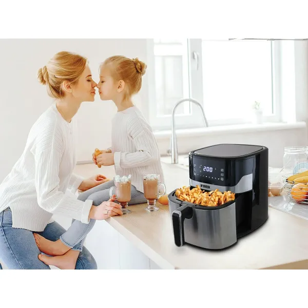 Airfryer N'oveen AF550 Musta 1600 W 6,5 L