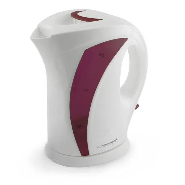 Tējkanna Esperanza EKK018R Balts Sarkans Plastmasa 2200 W 1,7 L