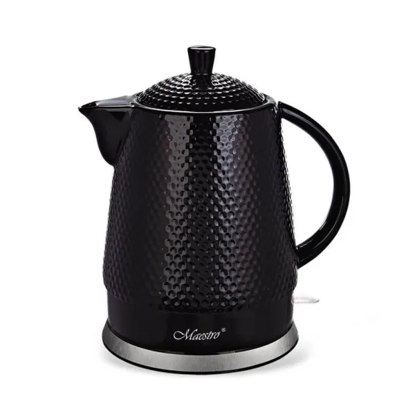 Vedenkeitin Feel Maestro MR-069 Valkoinen Musta Keraaminen 1500 W 1,5 L