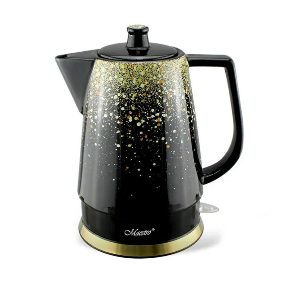 Чайник Feel Maestro MR-074 Чёрный Золото Керамическое 1500 W 1,5 L