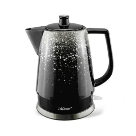 Vedenkeitin Feel Maestro MR-074 Musta Hopeinen Keraaminen 1500 W 1,5 L