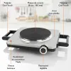 Electric Hot Plate Clatronic EKP 3788 Black Steel 1500 W