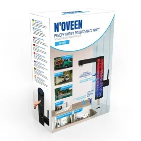 Чайник N'oveen PODGRZEWACZ IWH965 Чёрный Нержавеющая сталь 3600 W 3000 W