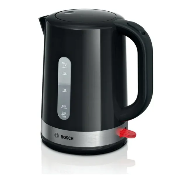 Tējkanna BOSCH TWK6A513 Melns Plastmasa/Nerūsējošais tērauds plástico,acero inoxidable 2200 W 1,7 L