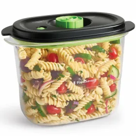 Hermētiska Pusdienu Kastīte Foodsaver FFC023X Melns Caurspīdīgs Plastmasa Tritan 1,8 L