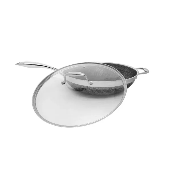 Keptuvė Kohersen 71111 Juoda Sidabras Nerūdijantis plienas Aliuminis Ø 32 cm
