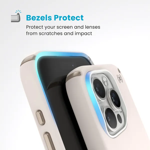Speck Presidio2 Pro ClickLock & MagSafe - iPhone 16 Pro Case (Bleached Bone / Heirloom Gold / Hazel Brown)