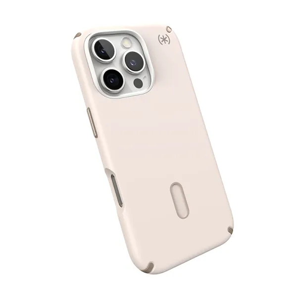 Speck Presidio2 Pro ClickLock & MagSafe - iPhone 16 Pro Case (Bleached Bone / Heirloom Gold / Hazel Brown)