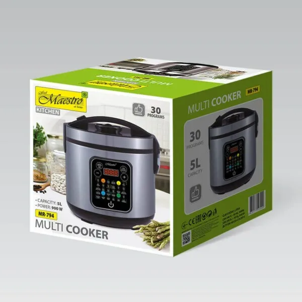 Virtuvinis kombainas Feel Maestro MR-794 Juoda 900 W 5 L
