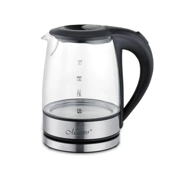 Tējkanna Feel Maestro MR-062 Melns Stikls 1630 W 1,2 L