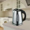 Tējkanna Feel Maestro MR-029New Balts Melns Nerūsējošais tērauds 1600 W 1 L