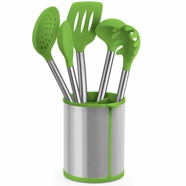 Set of Kitchen Utensils BRA A197011 Stainless steel (5 Pieces)