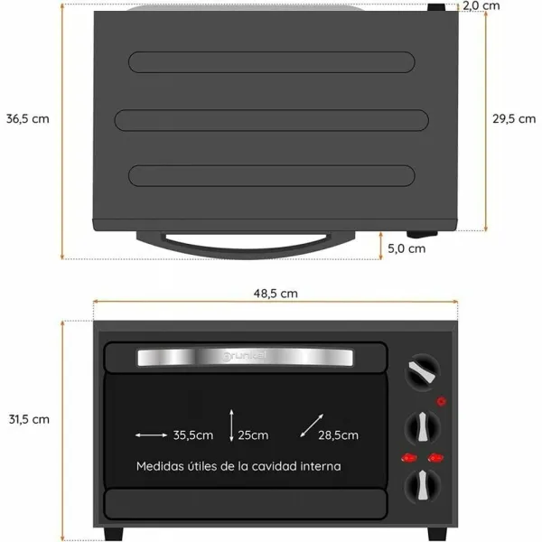 Kempinga plītiņa Grunkel HR-28N RM 1600 W