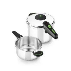 Painekeitin Monix M911005 4 L + 6 L Ruostumaton teräs 6 L 2 Kappaletta