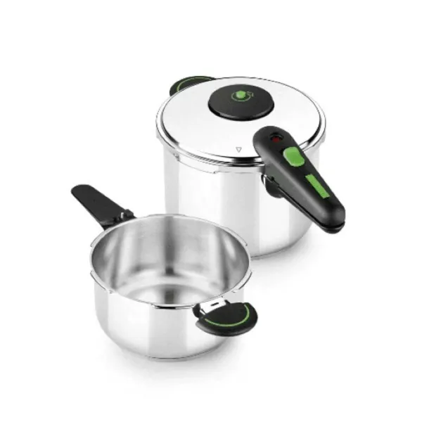Painekeitin Monix M911005 4 L + 6 L Ruostumaton teräs 6 L 2 Kappaletta