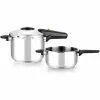 Painekeitin Monix M911005 4 L + 6 L Ruostumaton teräs 6 L 2 Kappaletta